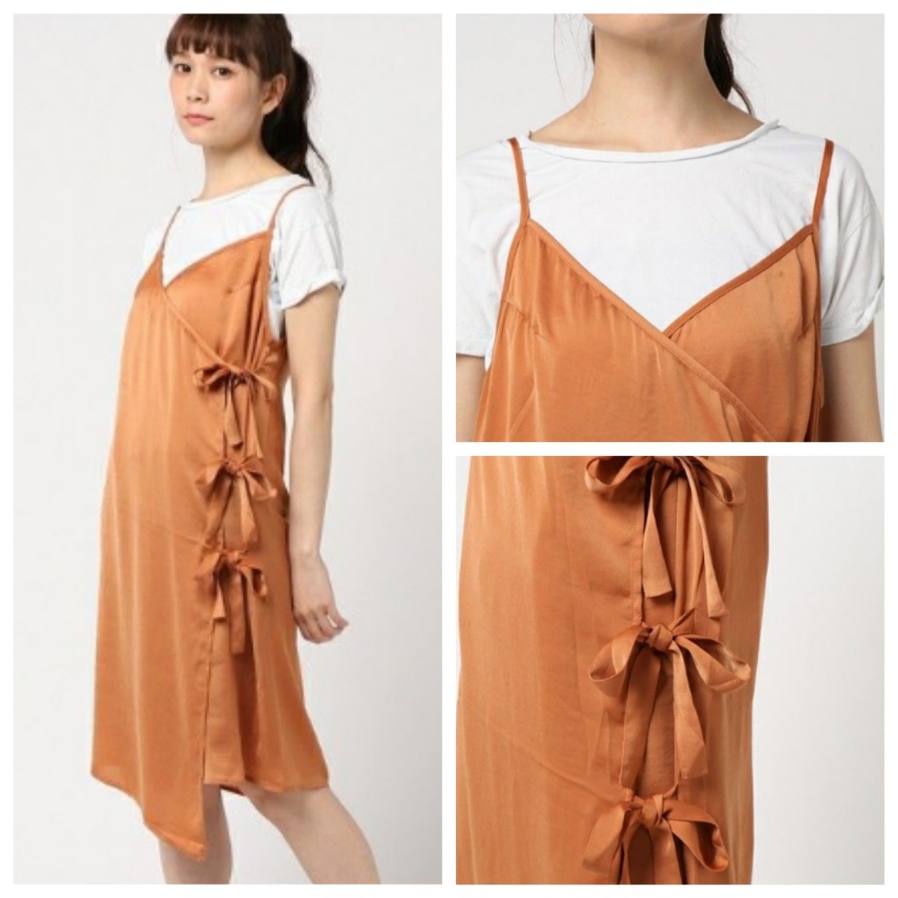 Moussy Cachecoeur Ribbon Wrap Dress